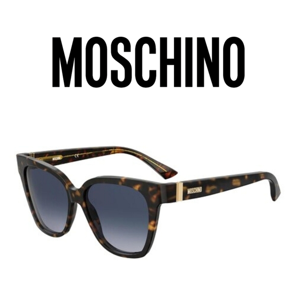 New!! Moschino Sunglasses- Tortoise- Mos 066/S - Picture 6 of 9